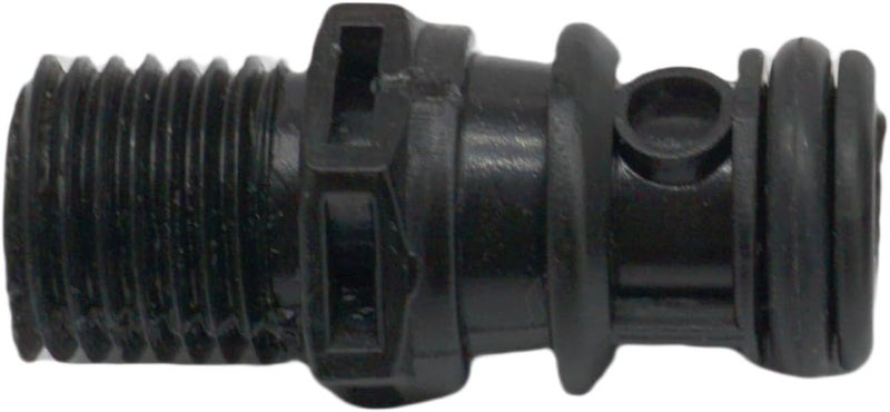 SeaSierra Boat Marine 8838TM6 Quick Connect Universal Sprayless Male Connector for Mercury Yamaha Honda Suzuki Johnson Evinrude Outboard Fuel Tank with Standard 1/4" NPT Fitting - Image 1
